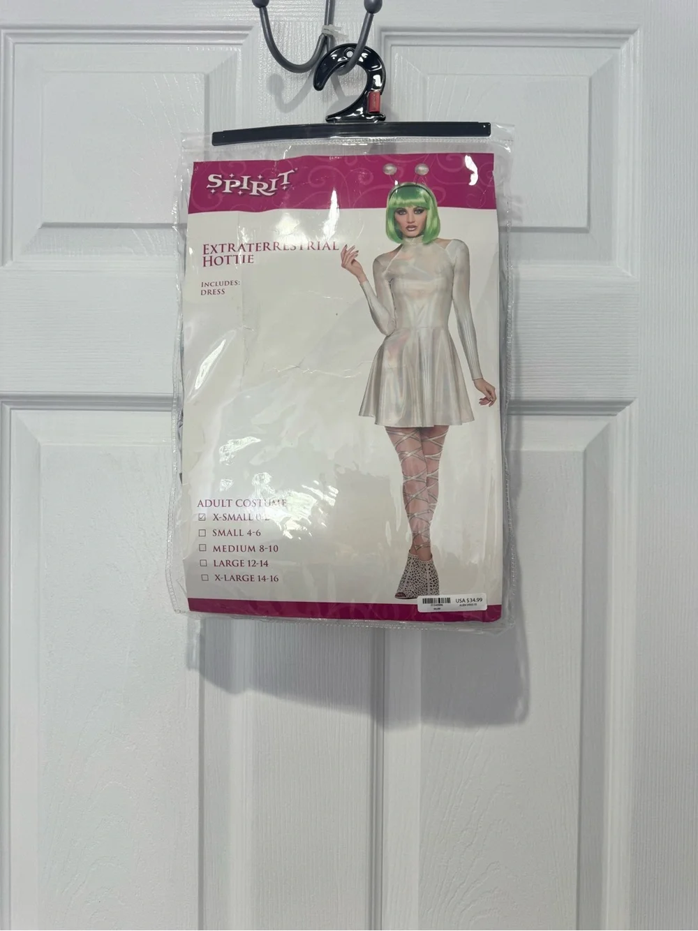 Spirit Iridescent Sheen Mini Dress - White - Picture 2 of 3